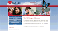 Desktop Screenshot of abchospice.com